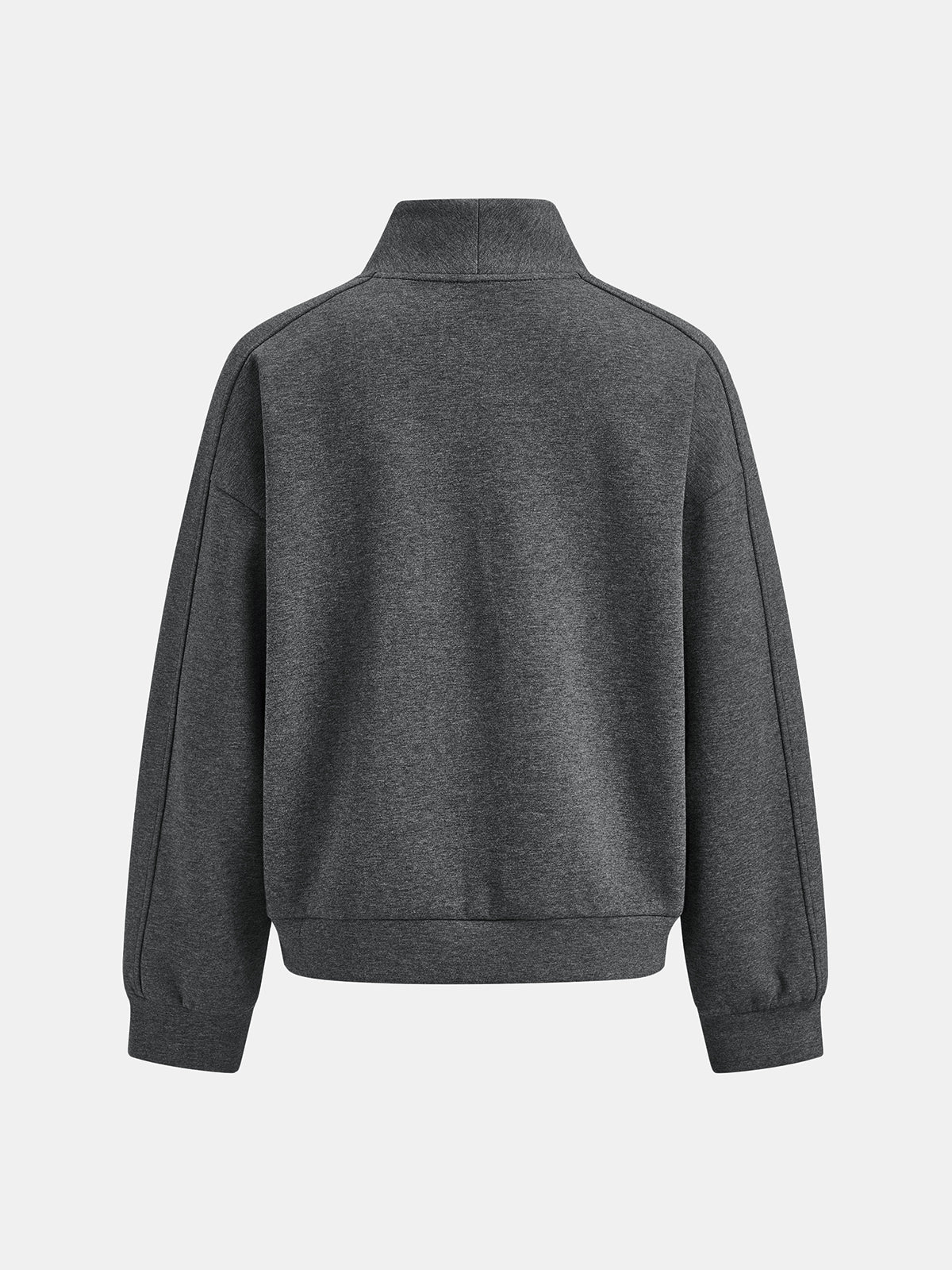 Yarım Fermuarlı Sweatshirt ve Bol Paça Pantolon Takımı
