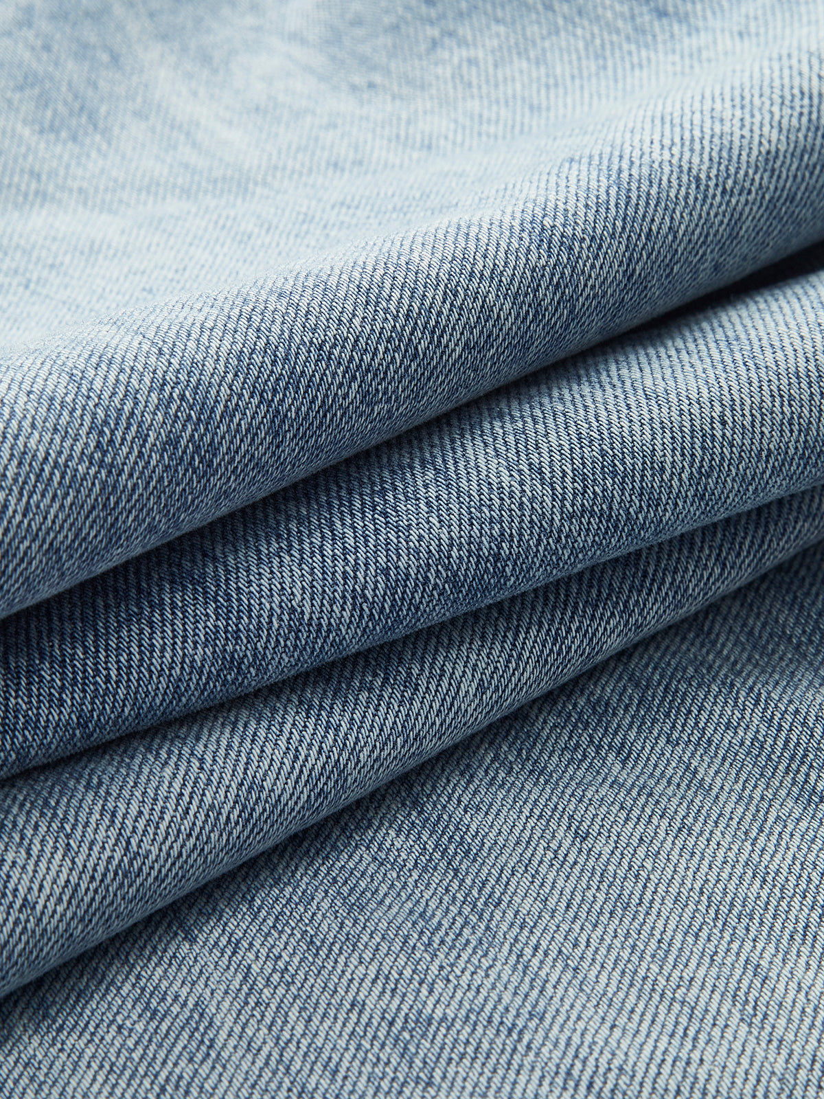 Asimetrik Kemer Bantlı Denim Pantolon