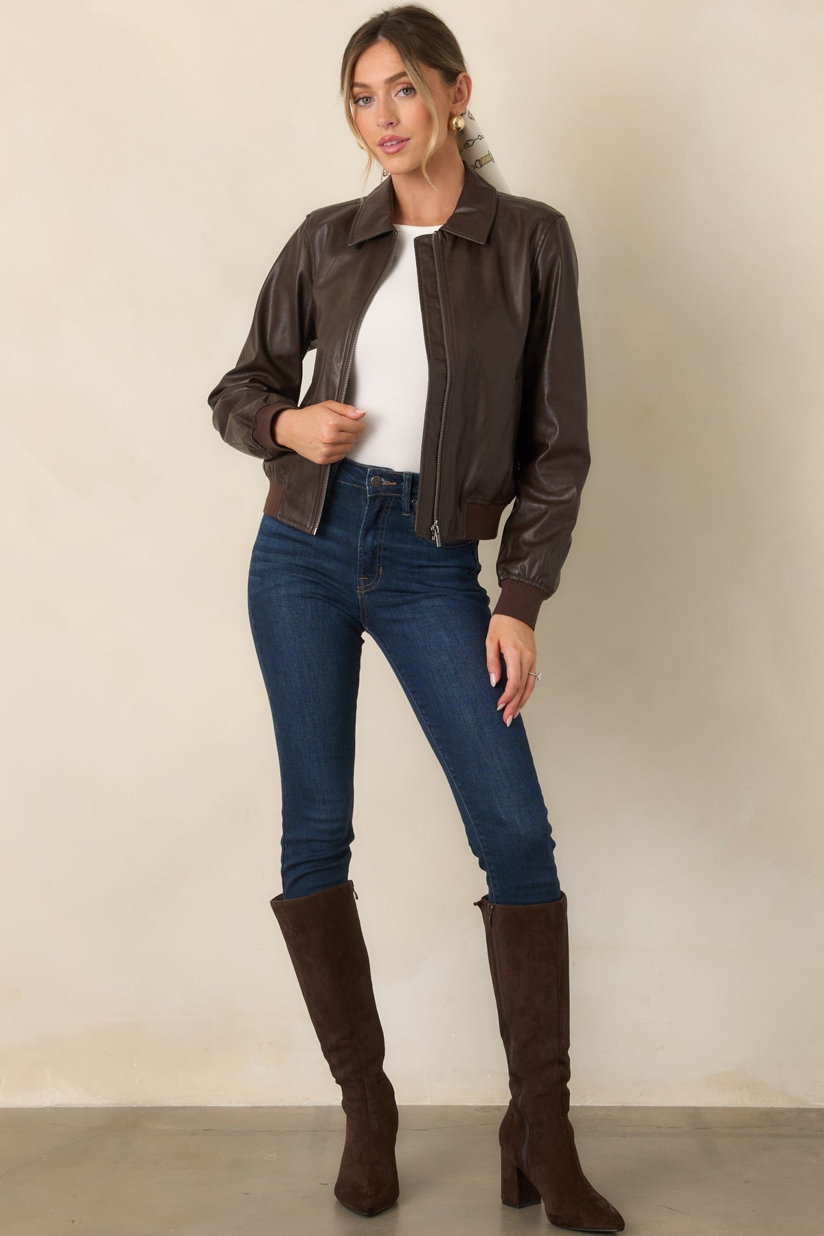 Koyu Mavi Esnek Skinny Jean