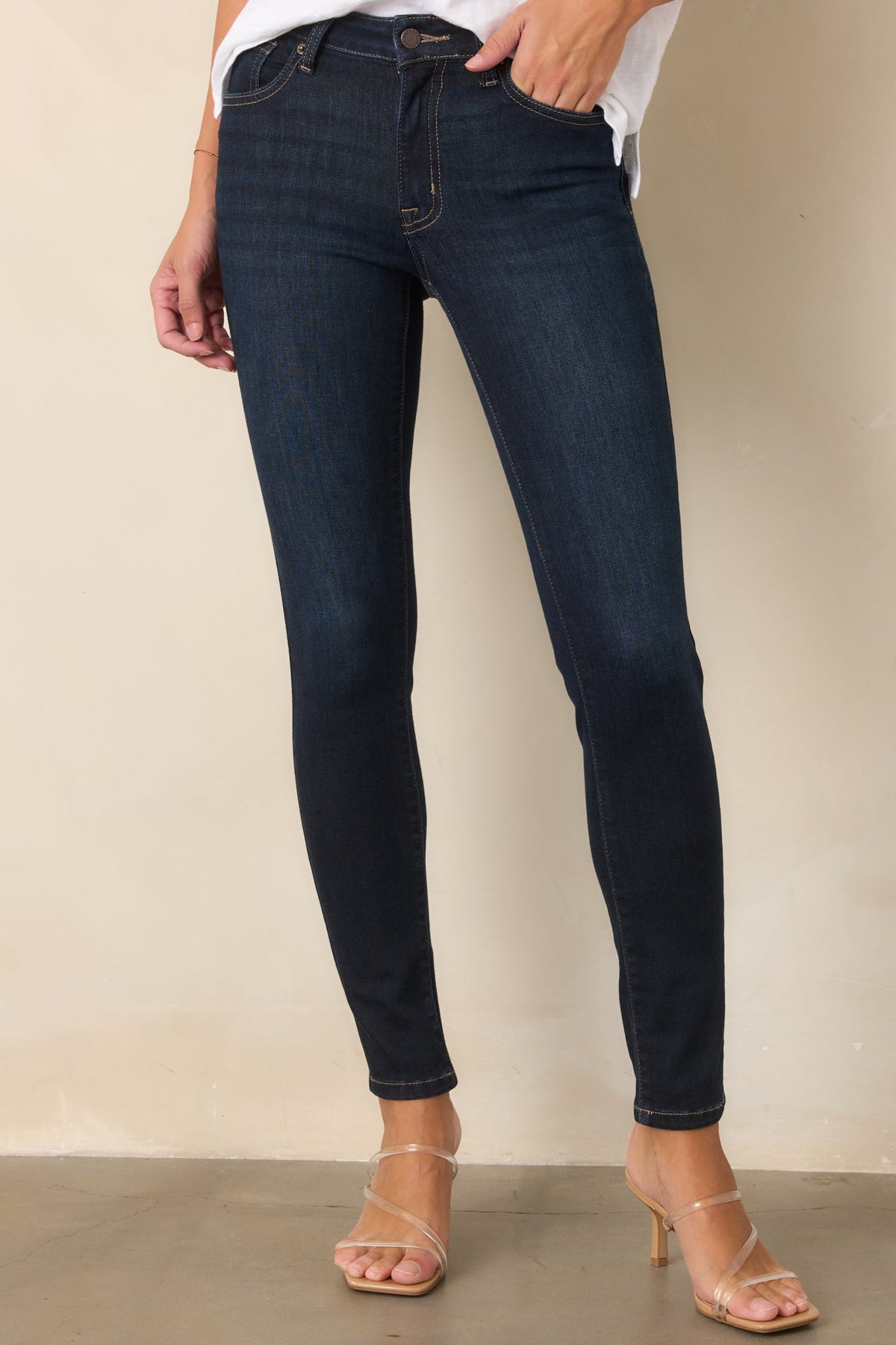 Koyu Mavi Skinny Jean