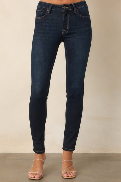 Koyu Mavi Skinny Jean