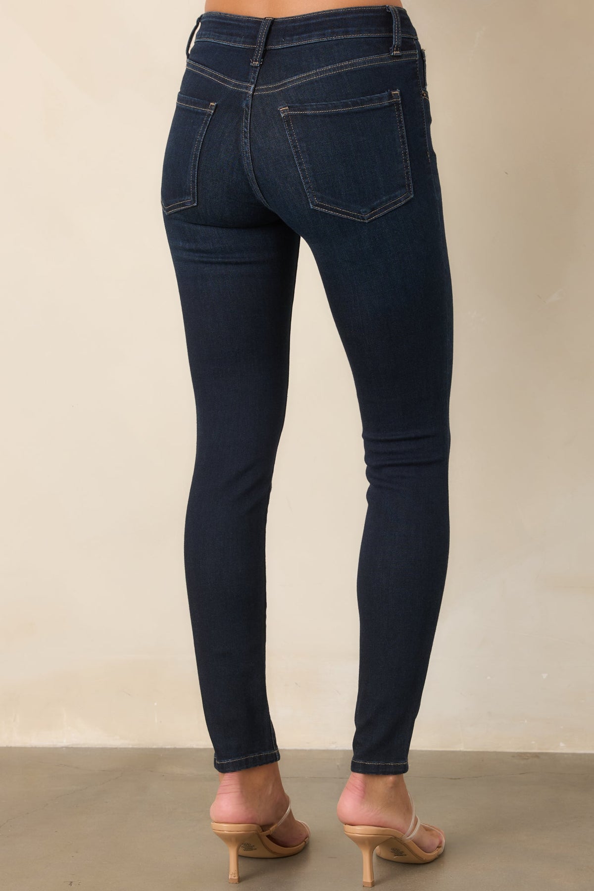 Koyu Mavi Skinny Jean