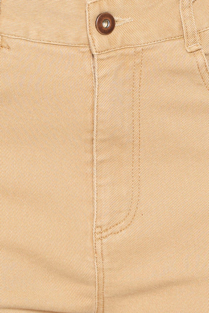 Amity Mantar Beji Balon Paça Denim Jean Pantolon
