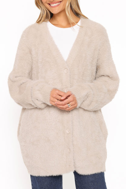 Saoirse Camel Oversize Hırka