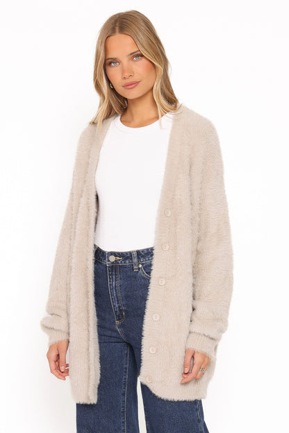 Saoirse Camel Oversize Hırka