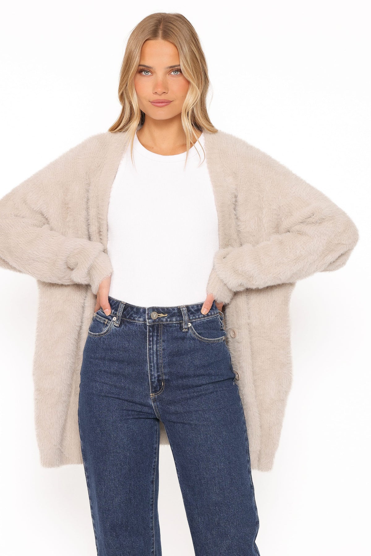 Saoirse Camel Oversize Hırka