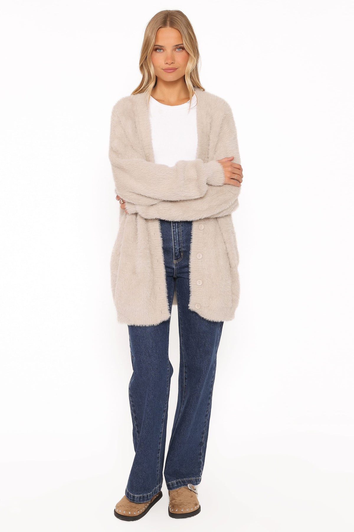 Saoirse Camel Oversize Hırka
