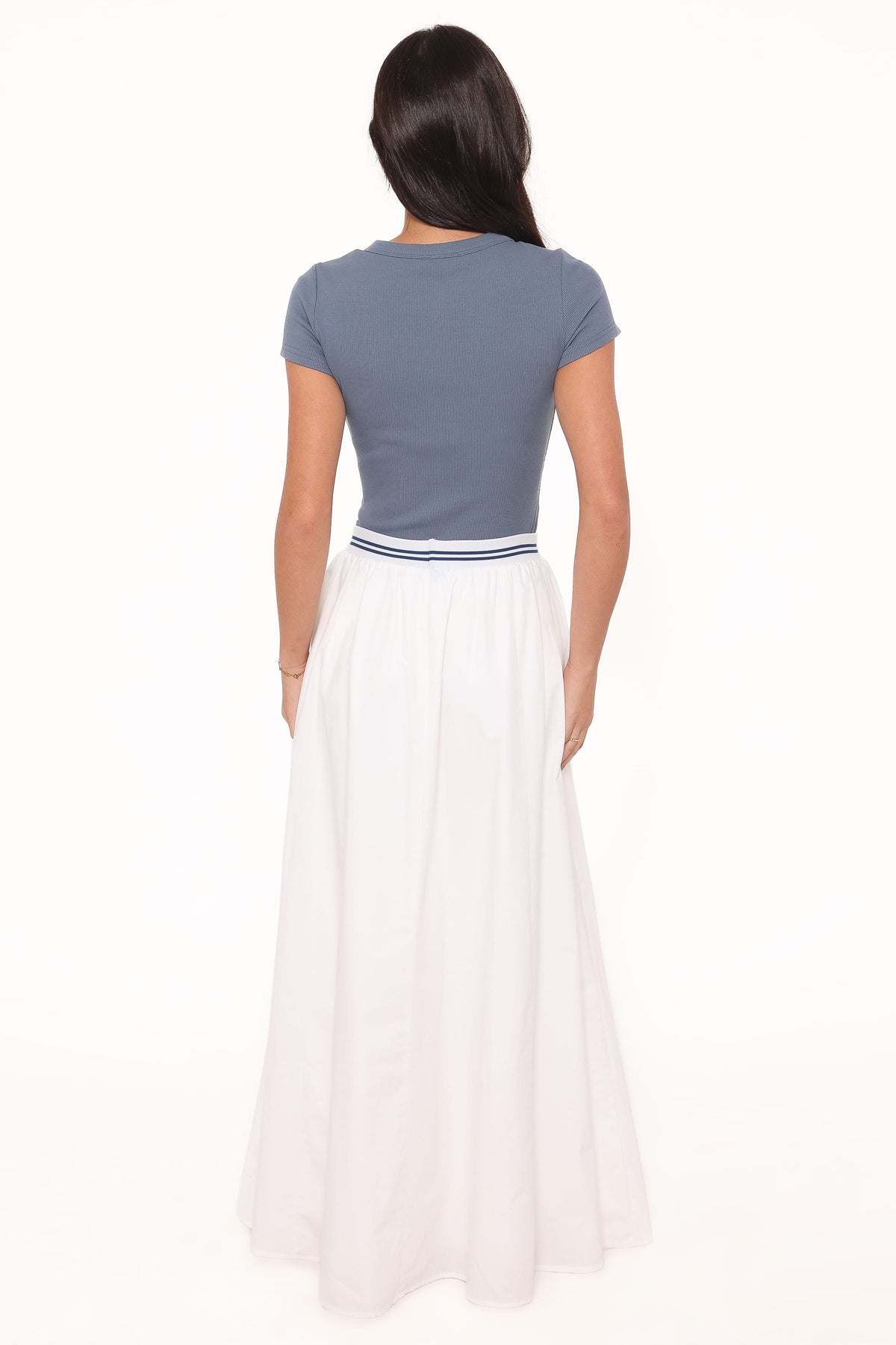 Christine Beyaz Maxi Etek