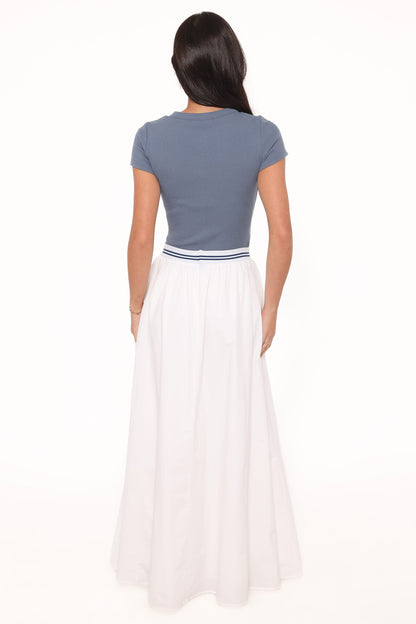 Christine Beyaz Maxi Etek