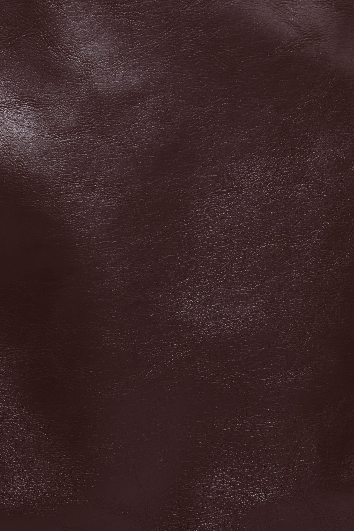Parker Bordo Suni Deri Mini Etek