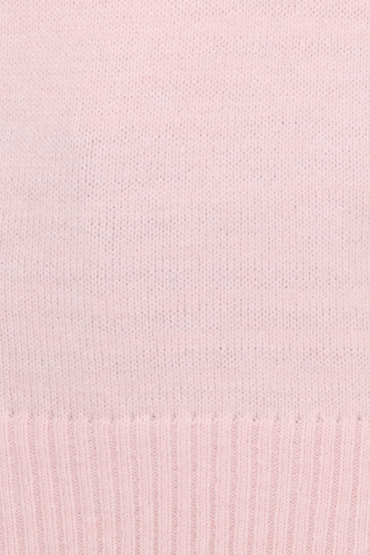Bels Pembe Kısa Kollu Polo Yaka Kazak