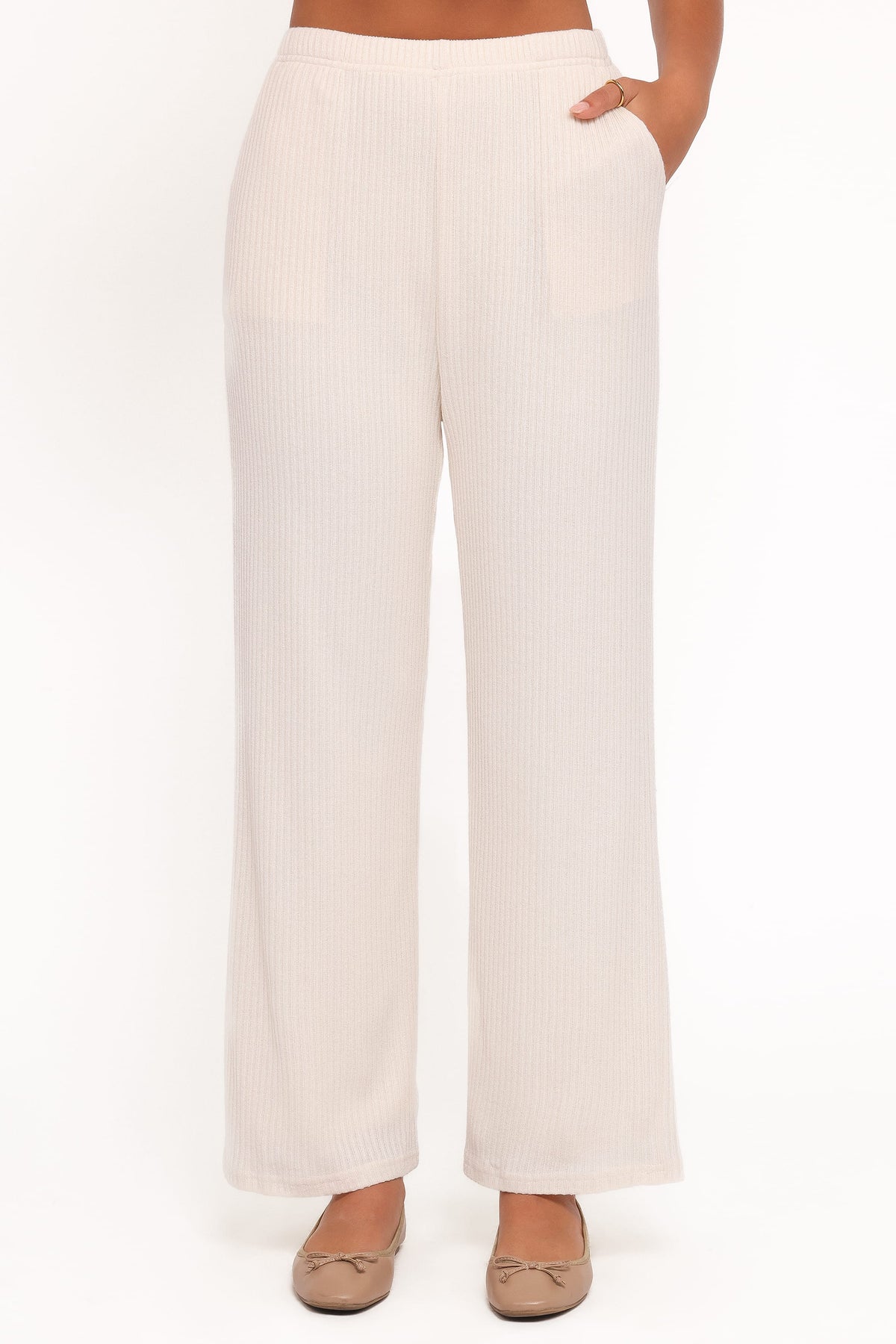 Granger Krem Triko Pantolon Takımı